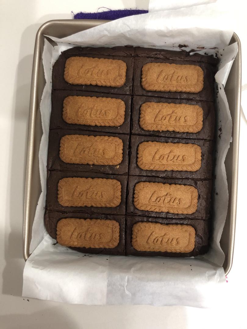 ㊙️巧克力控必入‼️零失误的焦糖饼干布朗尼‼️