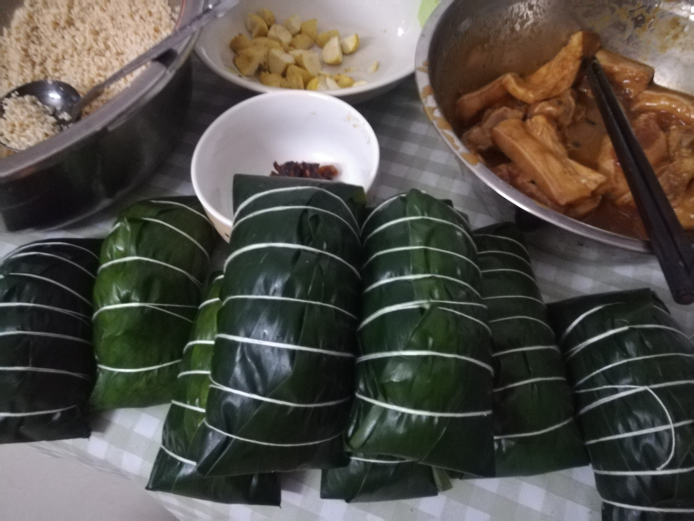 绿豆五花肉米粽的做法 步骤4