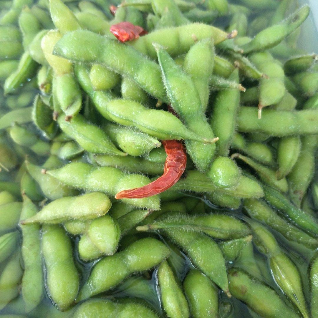 冰镇香糟毛豆