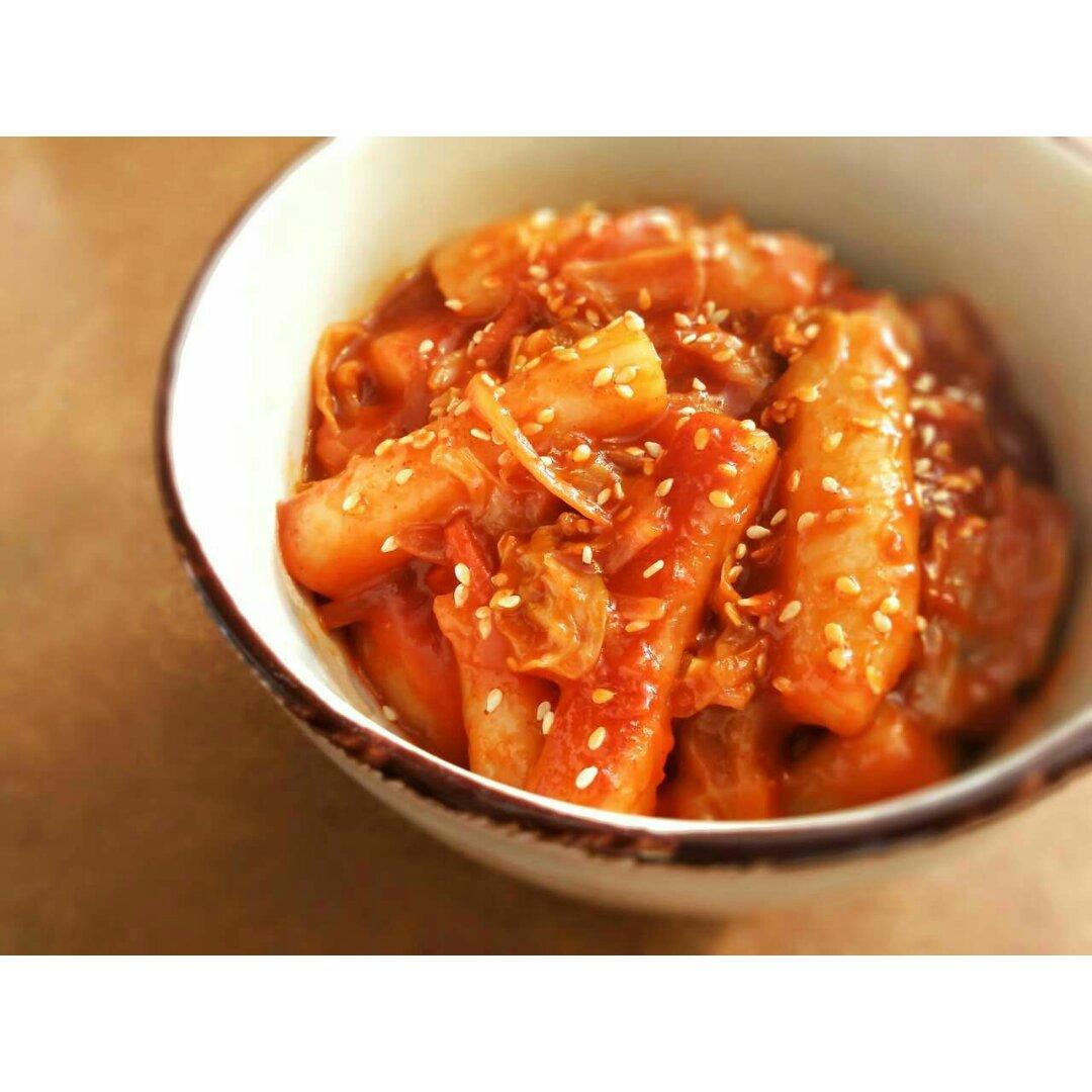 韩式辣炒年糕（or网红芝士套路之芝心年糕）