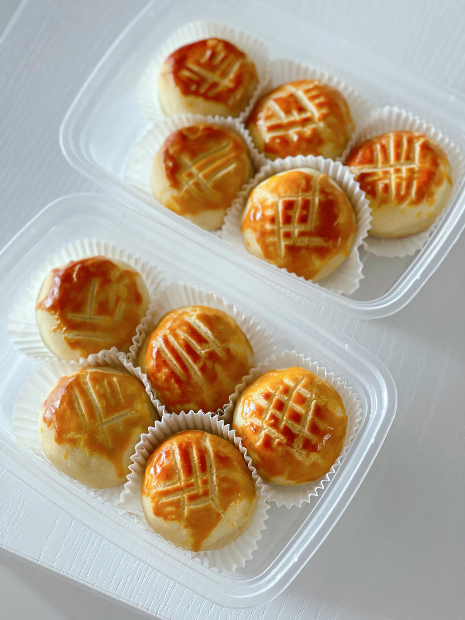 不用模具！简单又美味！！中秋｜ 奶酪月饼