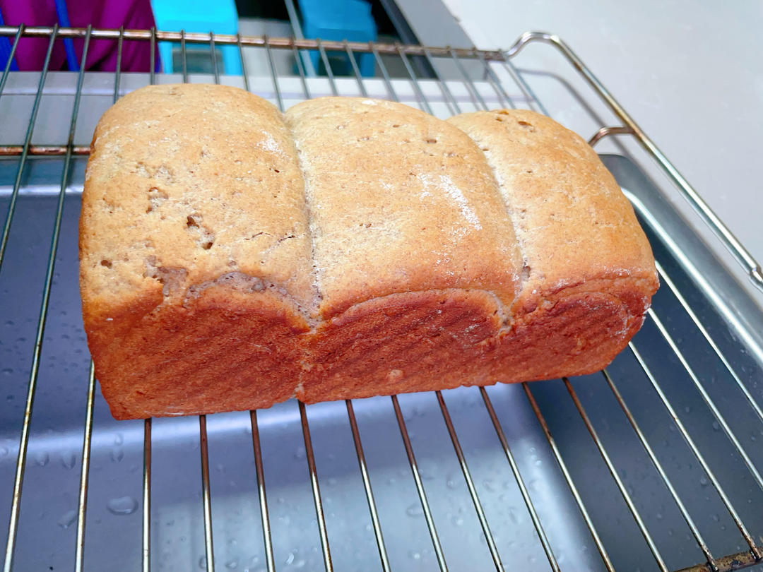 全家都爱吃的健康全麦吐司，新手也能做