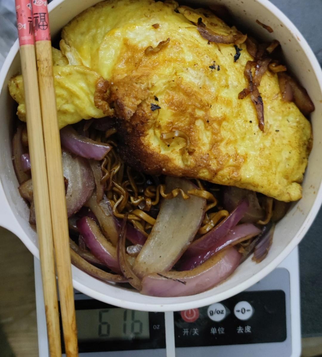 超简单--洋葱炒面（免过冷水）