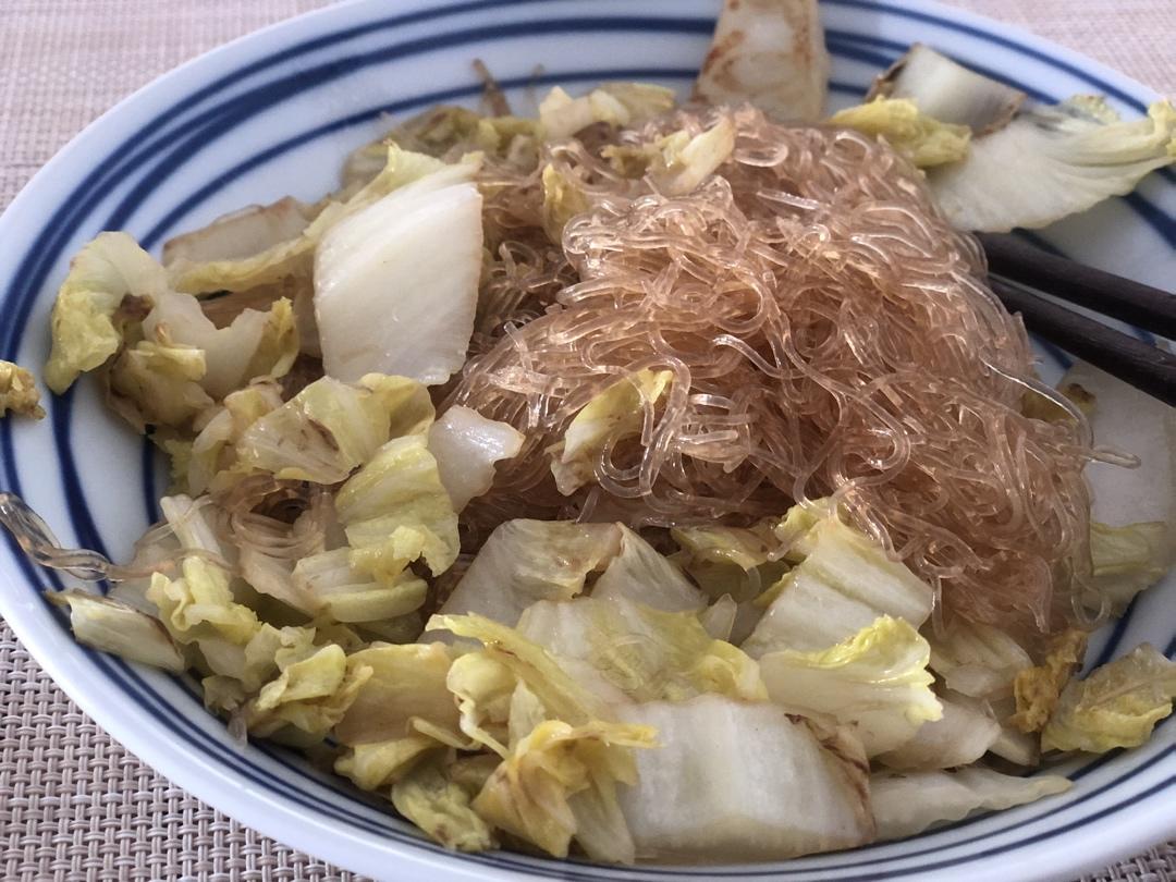 大白菜炒粉丝