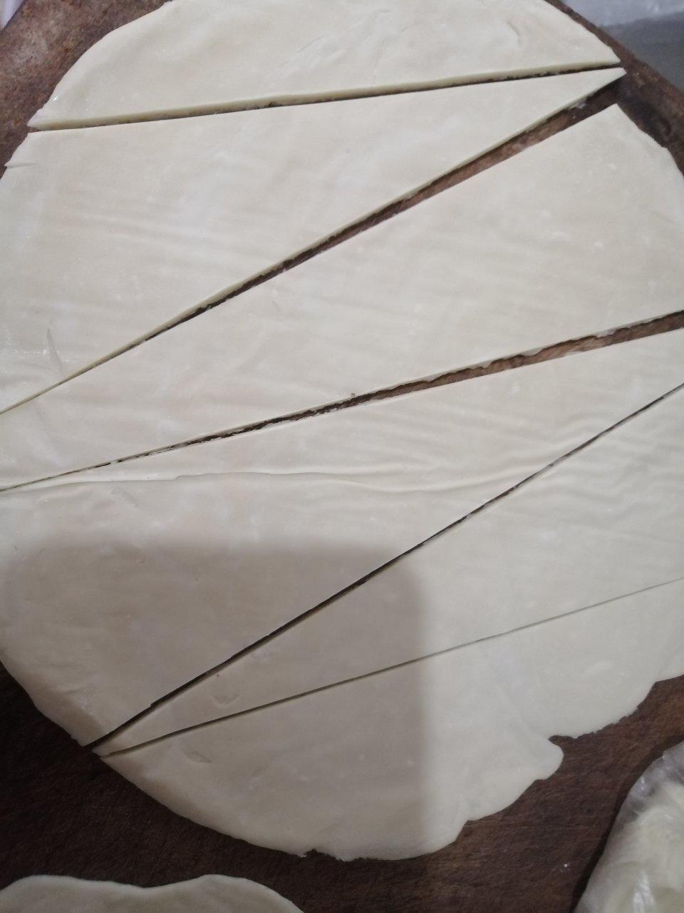简单的手抓饼香肠可颂（空气炸锅）
