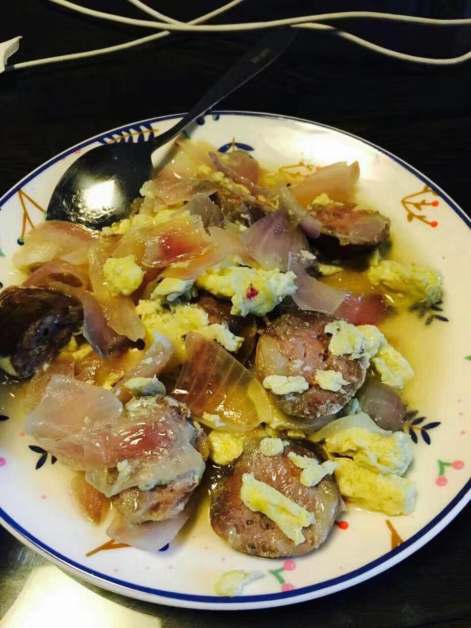 洋葱炒鸡蛋