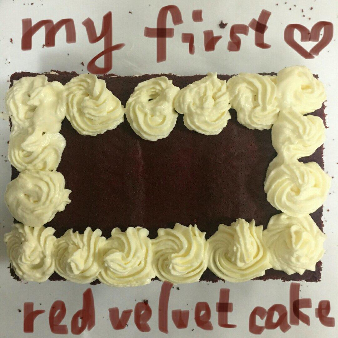 视频菜谱:红丝绒裸蛋糕6寸