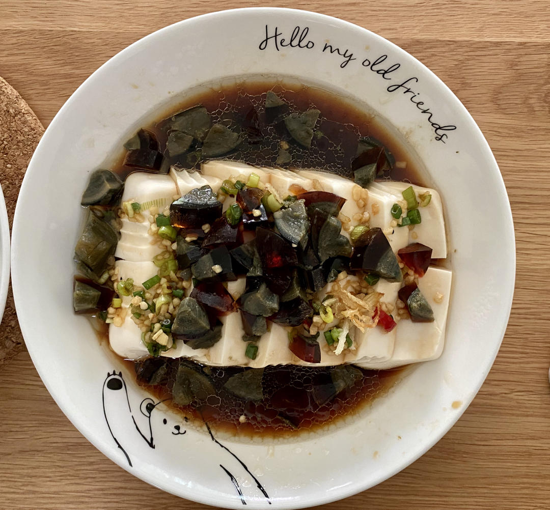 【最佳CP～】凉拌皮蛋豆腐✨