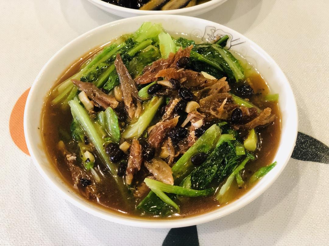豆豉鲮鱼油麦菜
