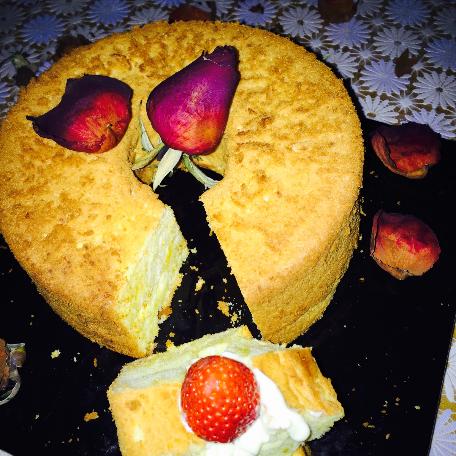 百香果戚风蛋糕