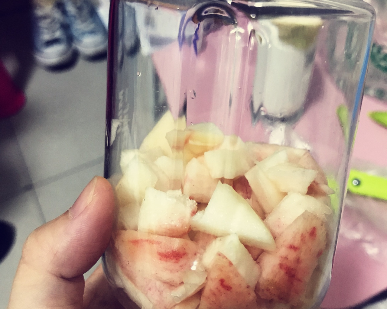 桃子酸奶的做法 步骤1
