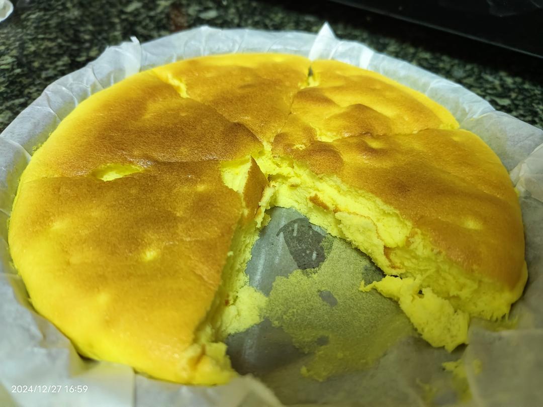 自制酸奶无油低卡伪芝士轻乳酪蛋糕