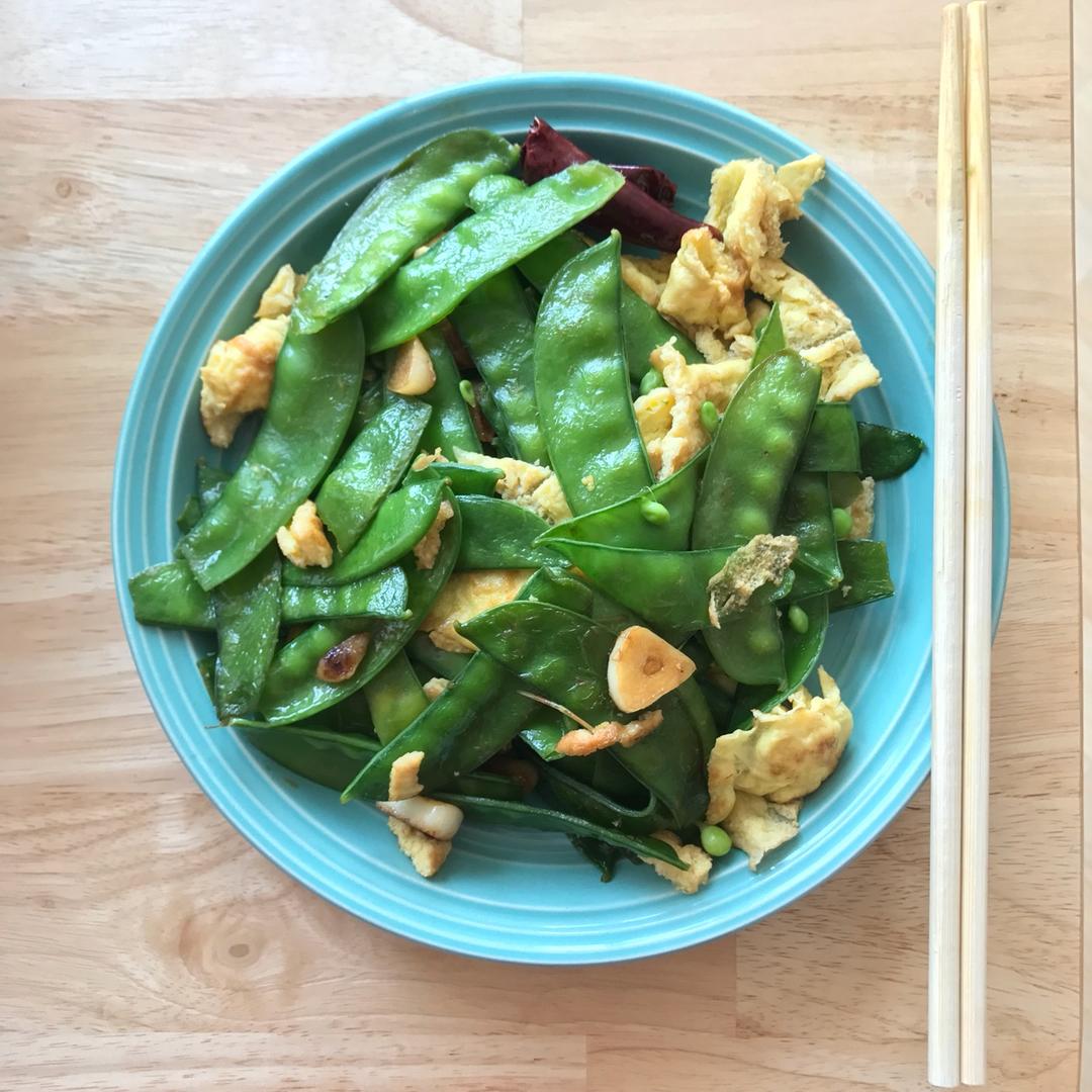 荷兰豆炒蛋