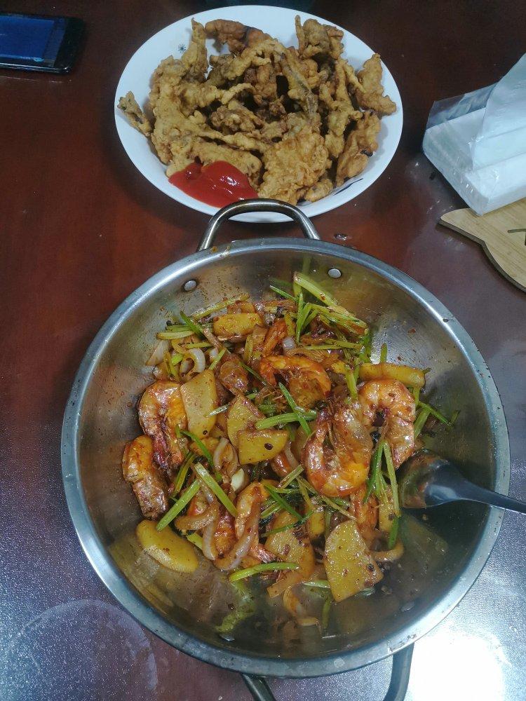 干锅香辣虾