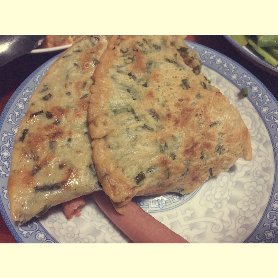 葱花鸡蛋饼