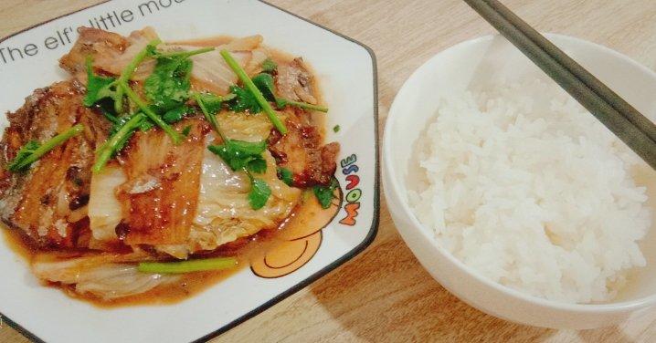 刀鱼扒白菜