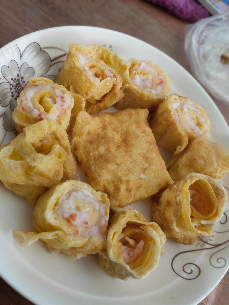 鲜虾鸡蛋卷宝宝辅食精华一岁以上宝宝
