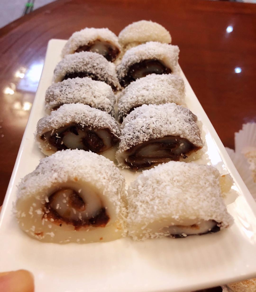 豆沙糯米卷