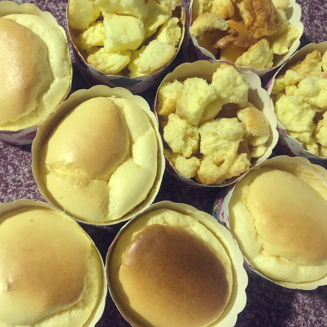 空气炸锅纸杯戚风蛋糕