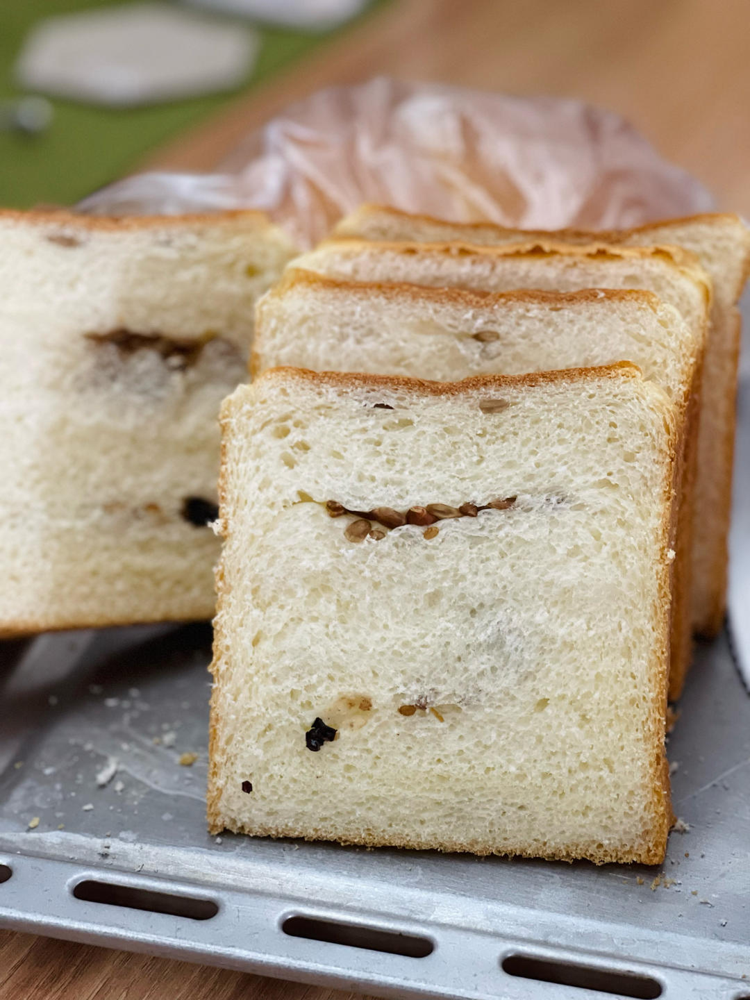超软拉丝牛奶吐司🍞一次发酵
