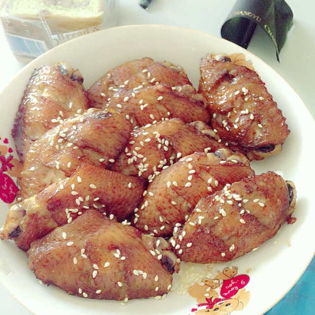 密制红酒香烤鸡翅