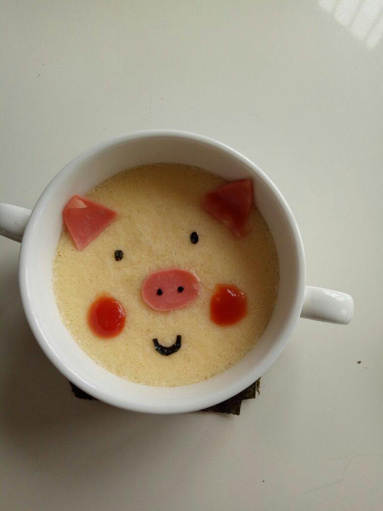 小猪蛋羹
