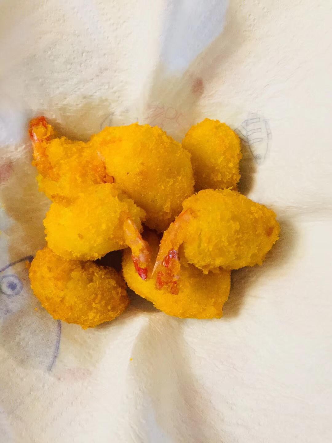 鲜虾可乐饼