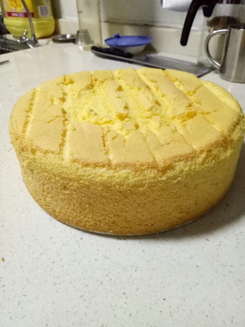 戚风蛋糕（不回缩，裱花打底首选）