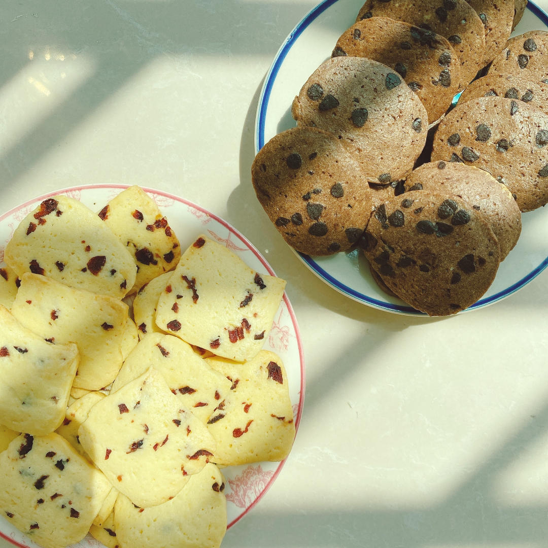 低糖少油版蔓越莓饼干