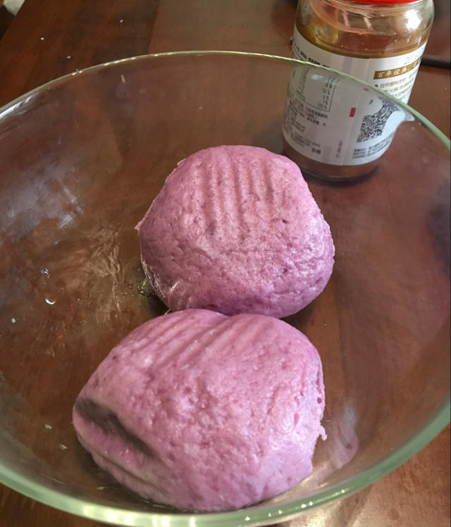 奶香紫薯馒头