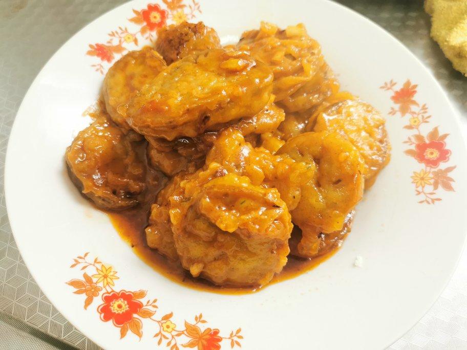 酸甜茄汁莲藕夹