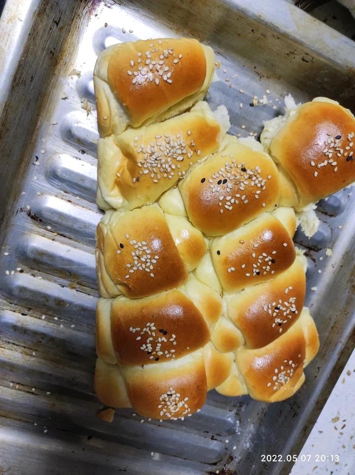 超柔软牛奶面包卷
