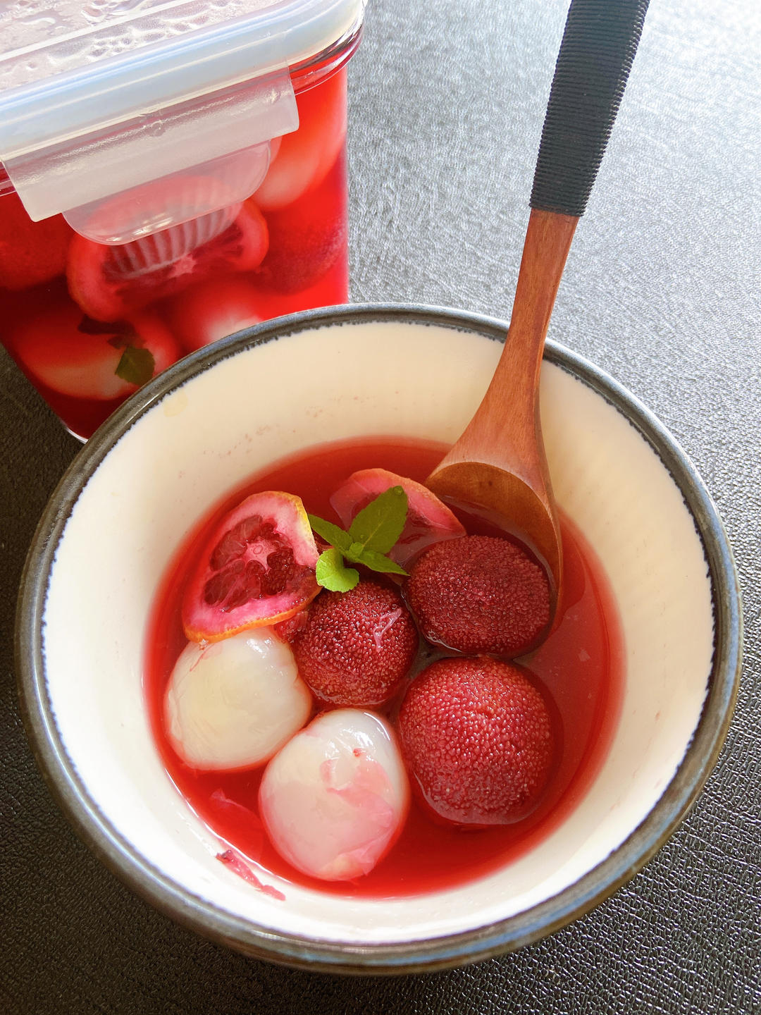 夏日神仙饮品❗️酸甜冰镇柠檬杨梅荔枝饮