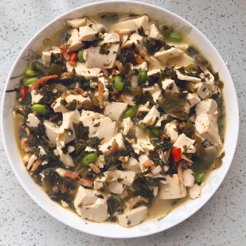 雪里蕻炖豆腐