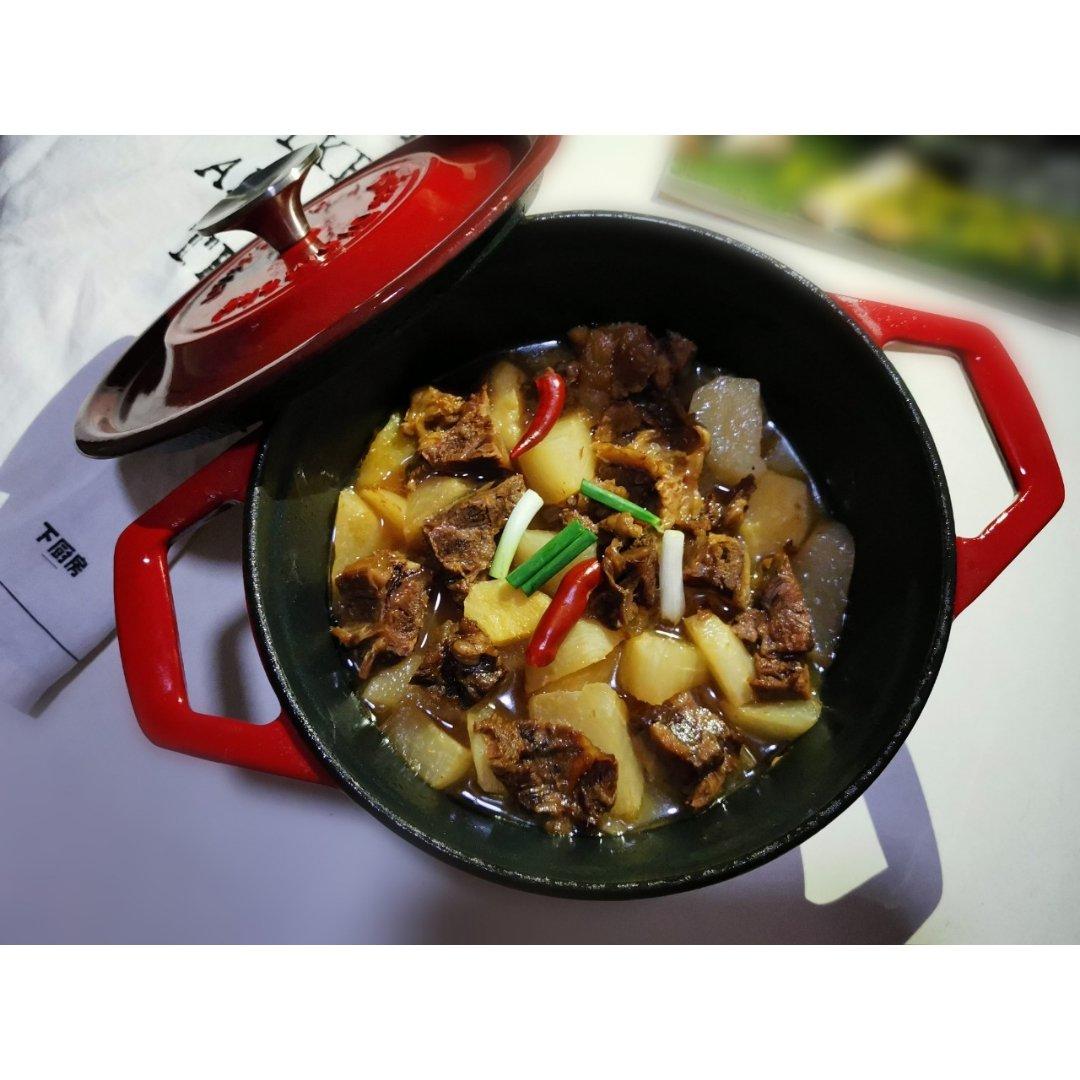 时光煮意做的焖烧萝卜牛腩软烂鲜香好吃又下饭