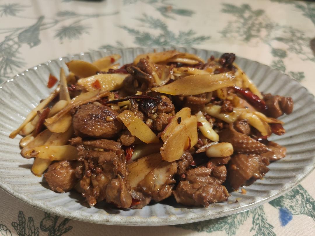 子姜爆鸭