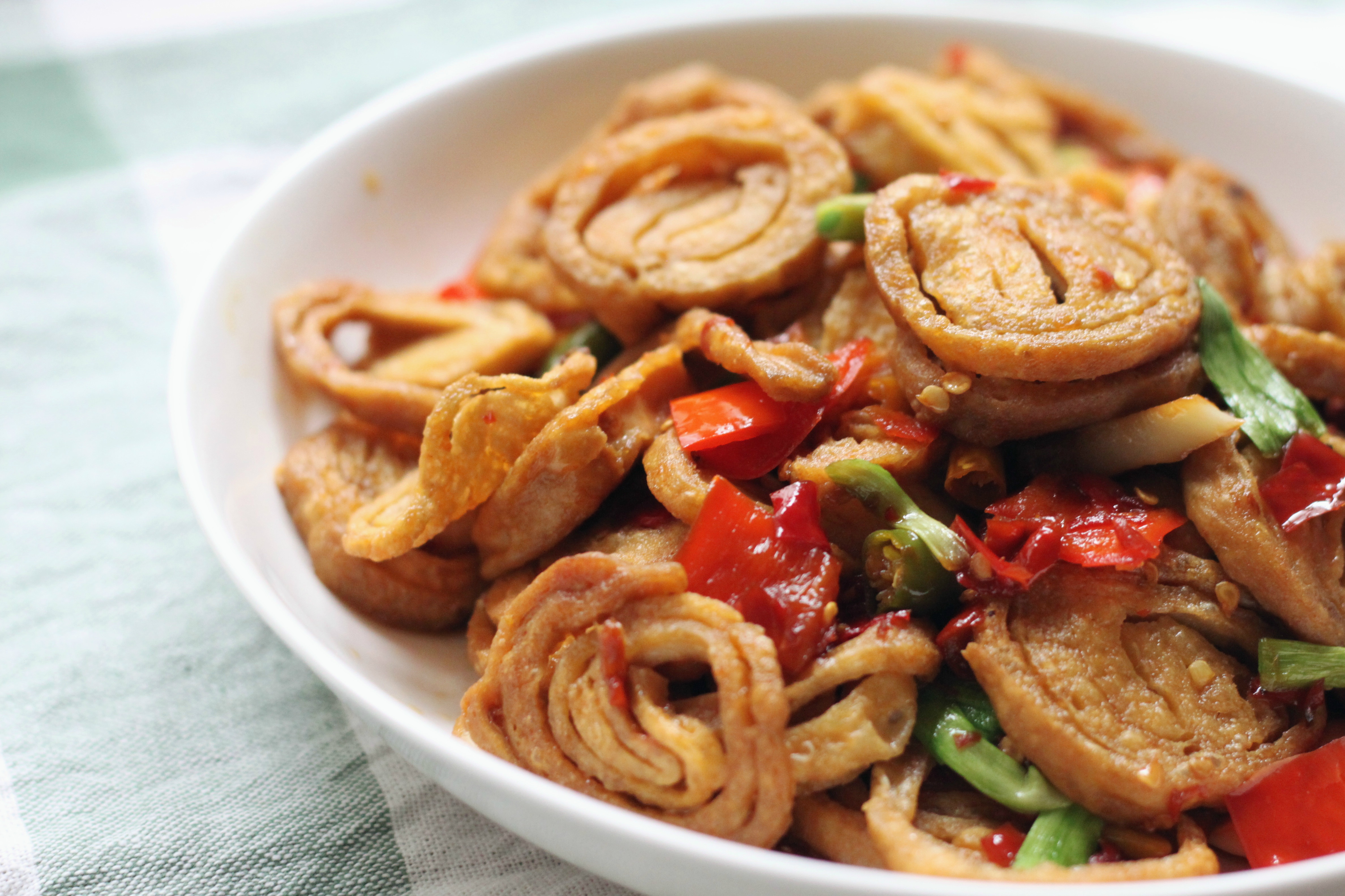 lulututu做的干煸霉千张筒