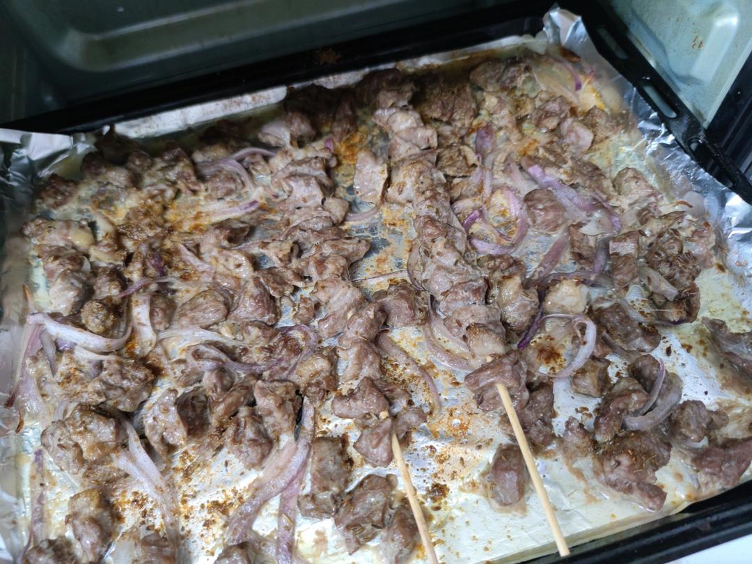 烤箱版羊肉串