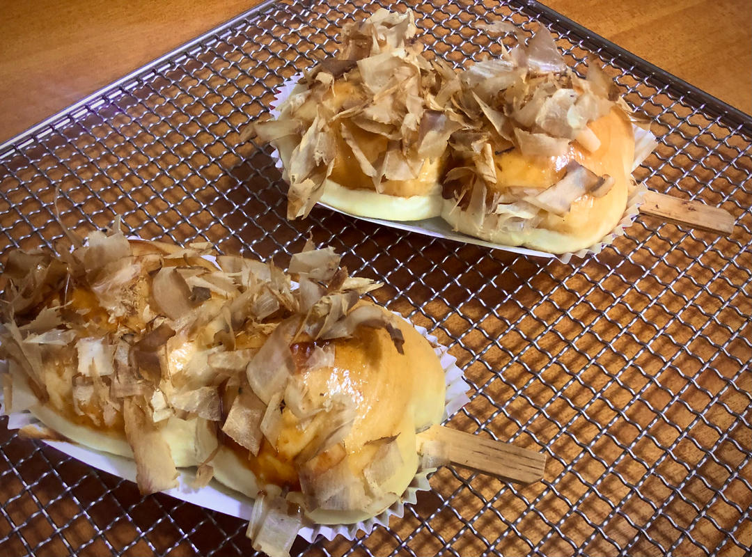 仿章鱼小丸子日式调理面包～
