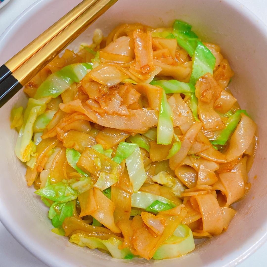 一次就成功的鸡蛋炒河粉