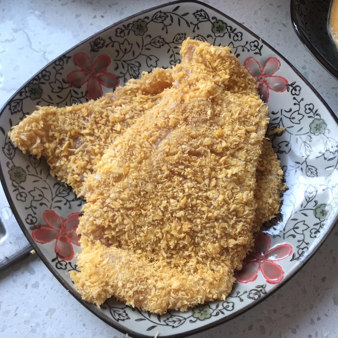 油炸鸡排猪扒（孩子们都爱吃且吃的放心）