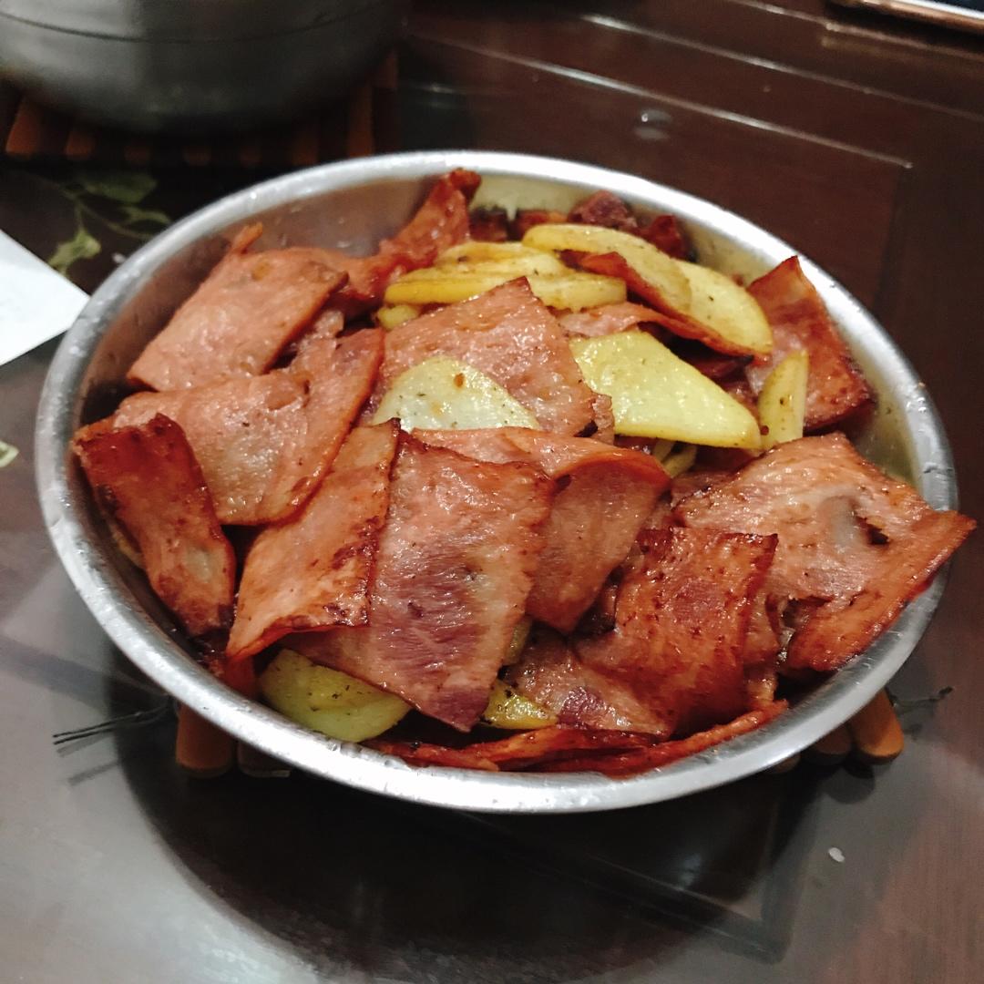 ㊙️好吃到多吃一碗饭的👍🏻［孜然培根土豆片］
