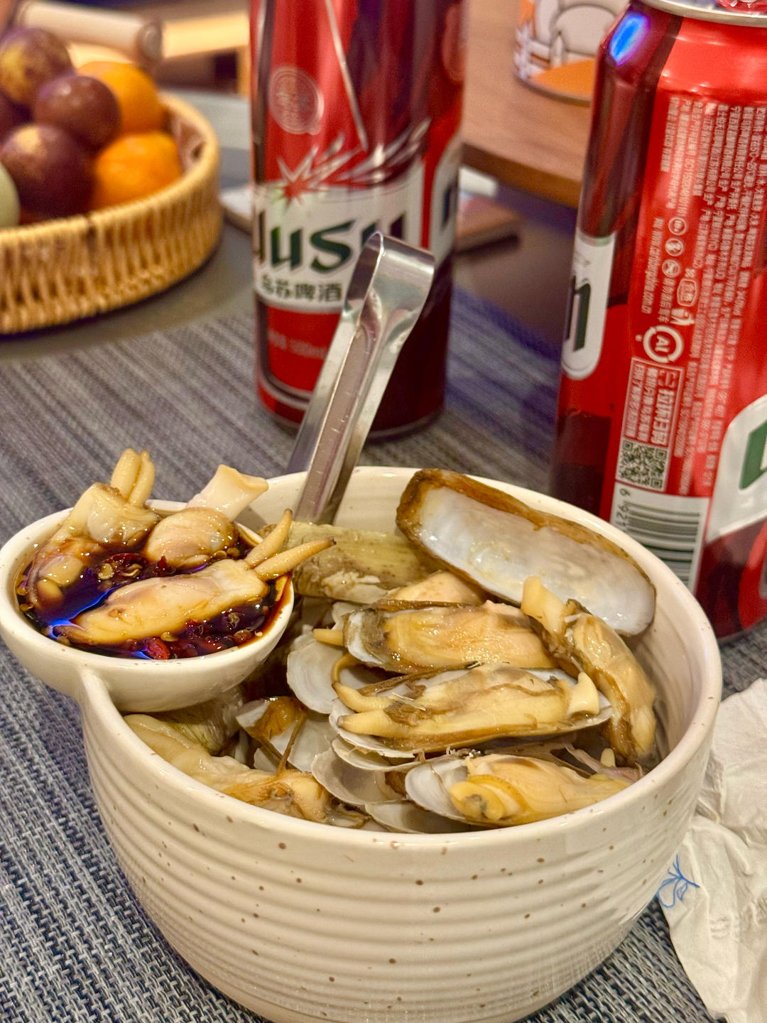 🔥原味白灼蛏子