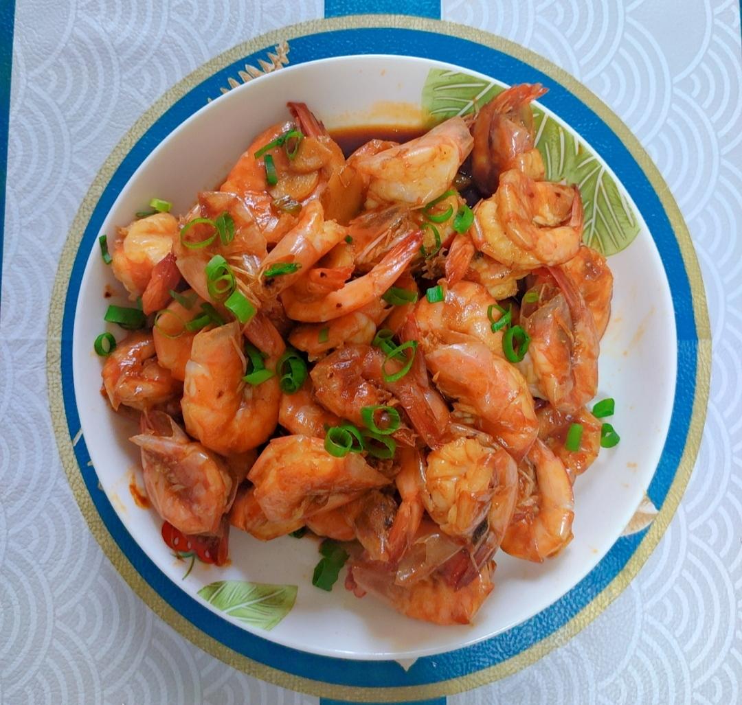 家庭版油焖大虾