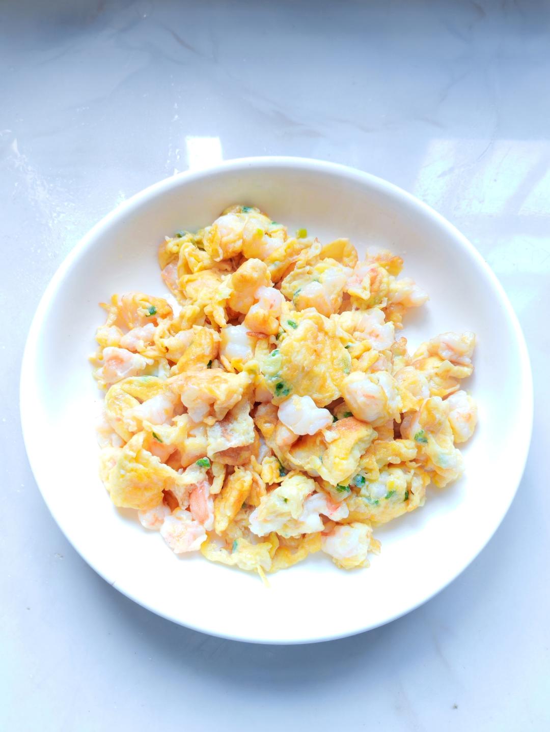 虾仁炒蛋（超简单做法)