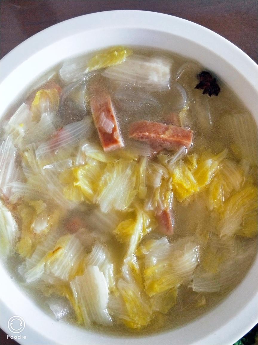 午餐肉白菜汤的做法