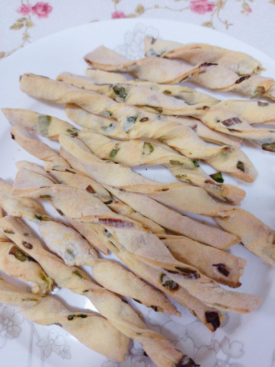 咸口葱香阿拉棒（少油零食饼干）