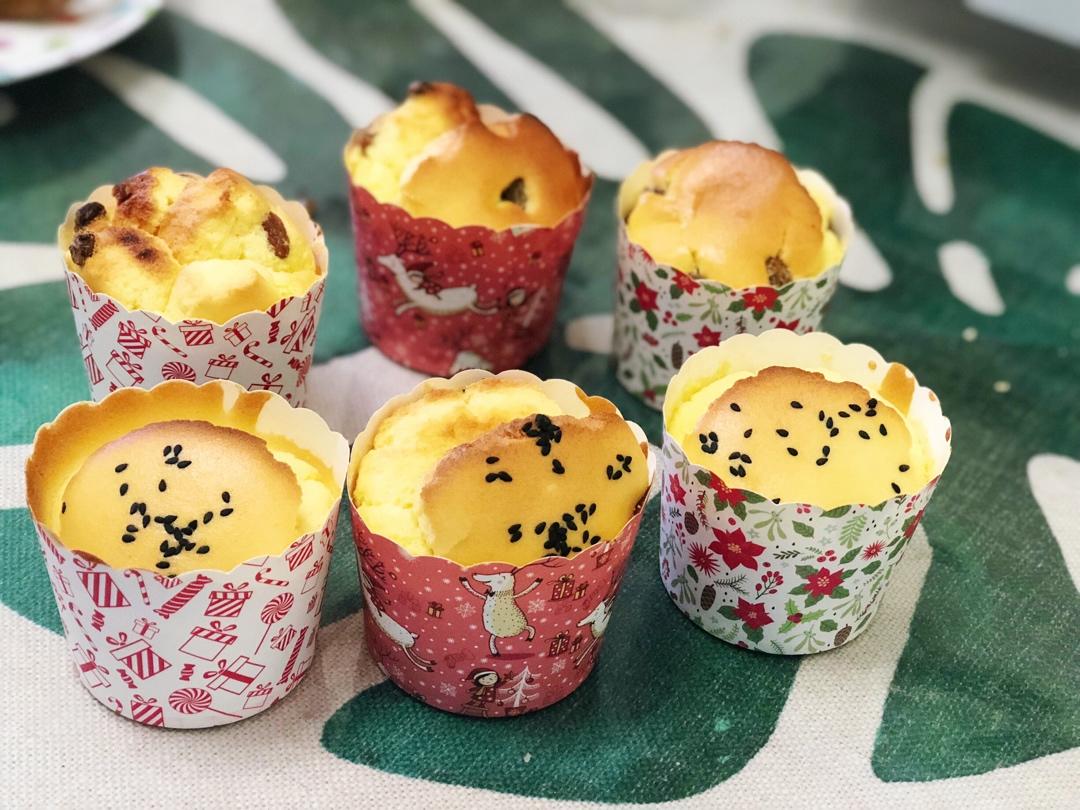 纸杯蛋糕 8寸戚风蛋糕的量