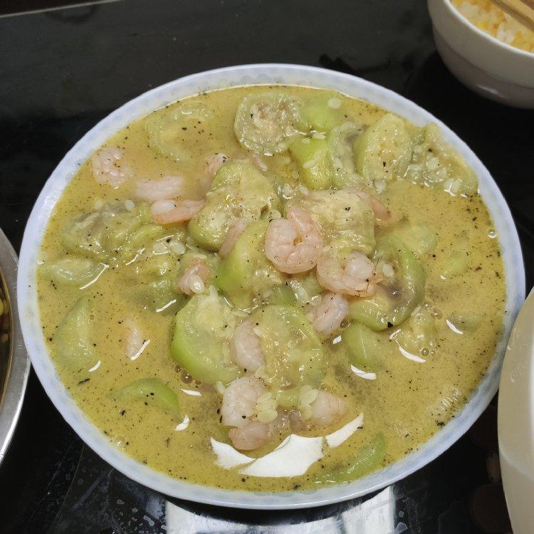 【丝瓜虾仁】鲜