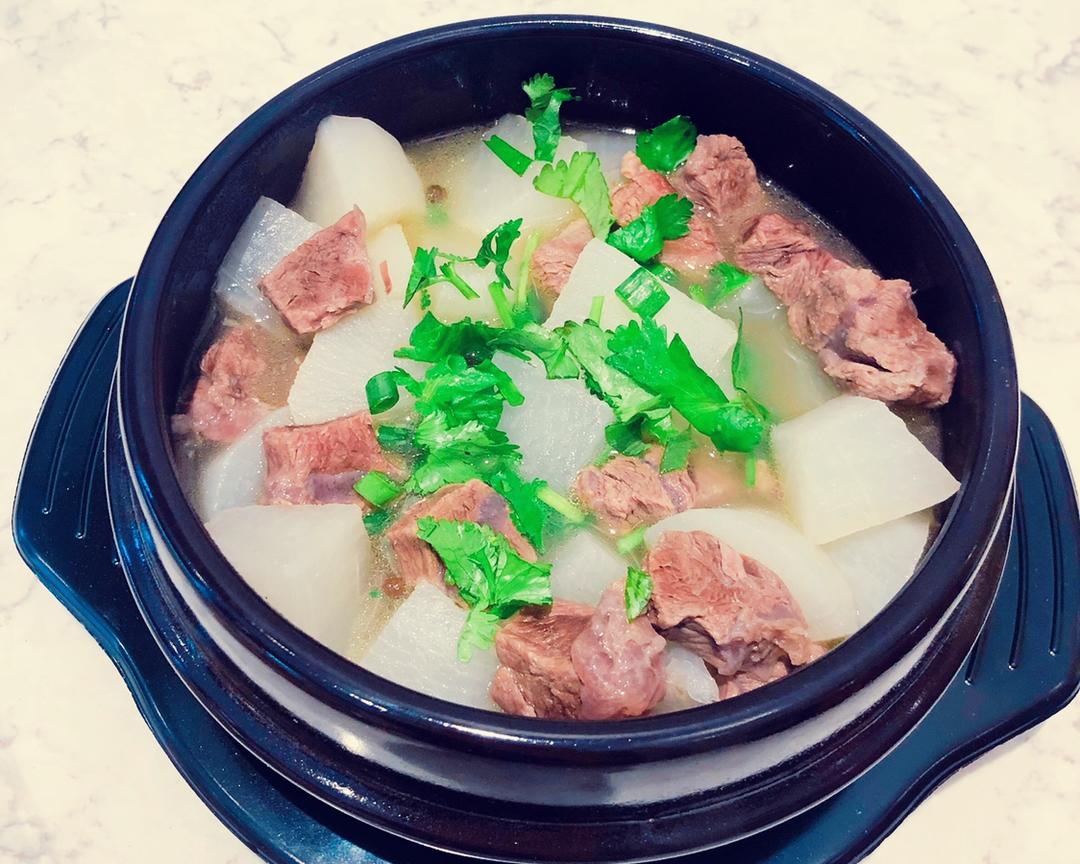 爽口白萝卜清炖牛肉